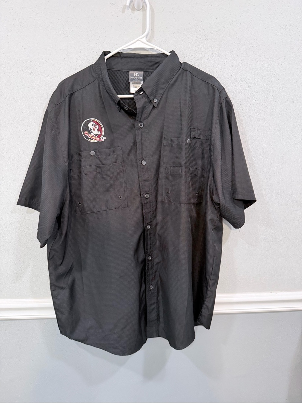KA Knights Apparel Florida State Seminoles Men’s Fishing Shirt XL